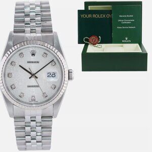 MINT Rolex Diamond Dial Datejust Ladies Midsize Watch